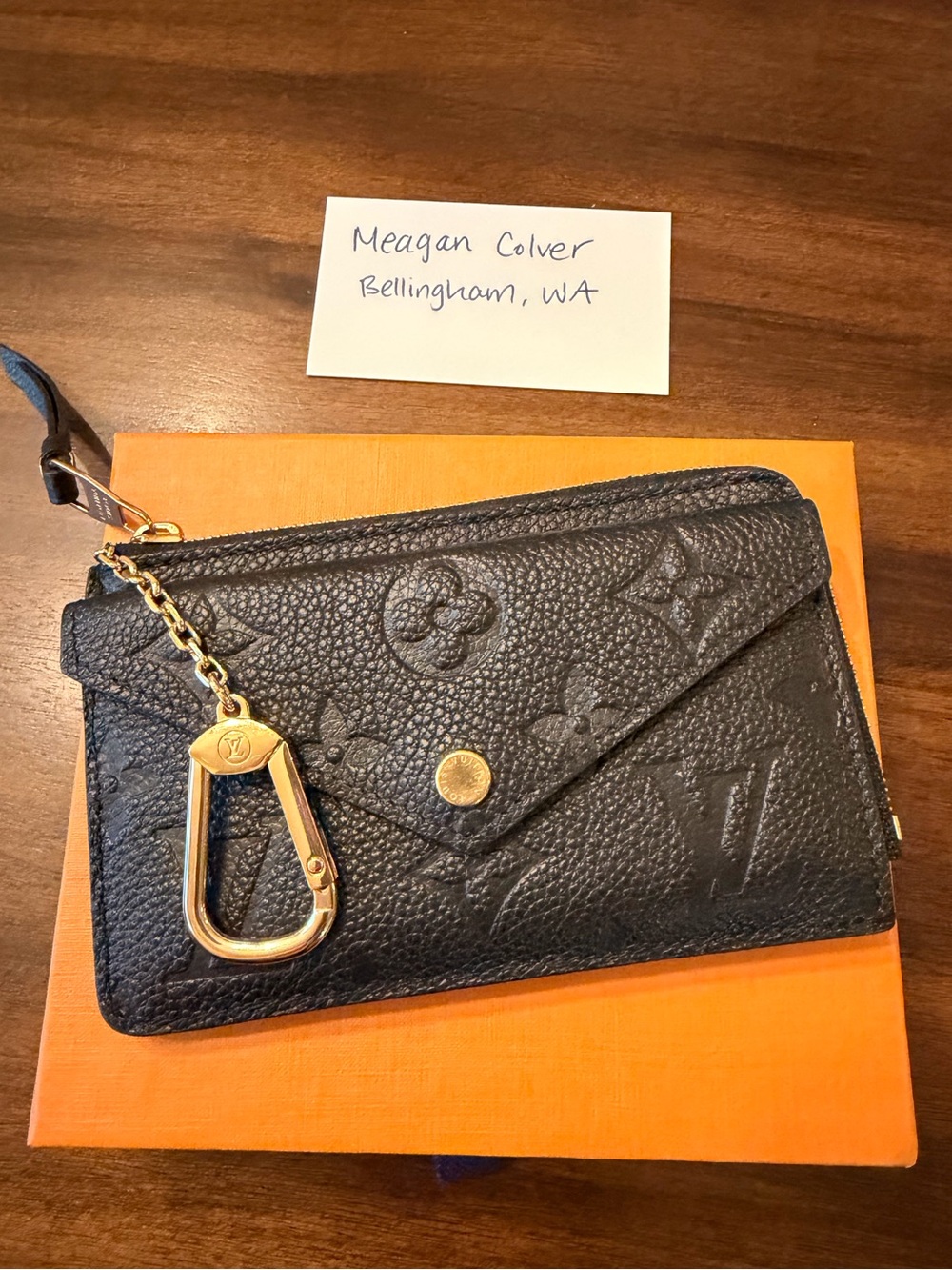 LOUIS VUITTON RECTO VERSO EMPREINTE LEATHER
